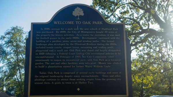 Montgomery, Ala., parks still reflect history of segregation