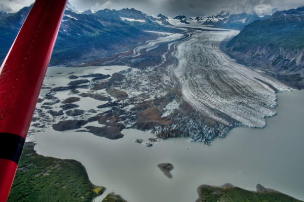 Alaska's glacial lakes are expanding, increasing the risk of floods